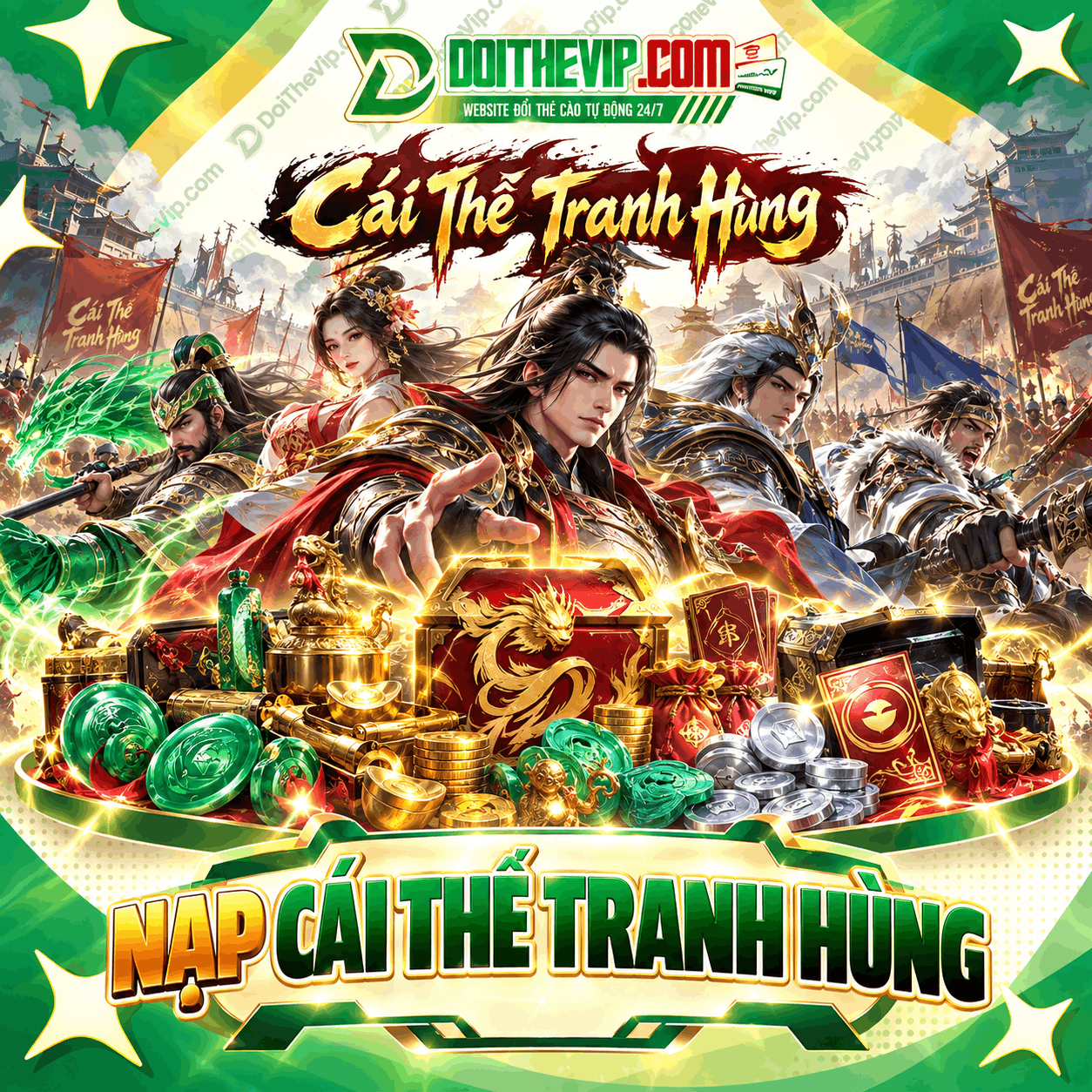 Nạp Cái Thế Tranh Hùng (Đăng Ký Garena)